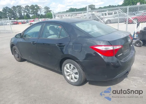 2014 Toyota Corolla Le z USA, uszkodzony, nr VIN 2T1BURHE6EC069970